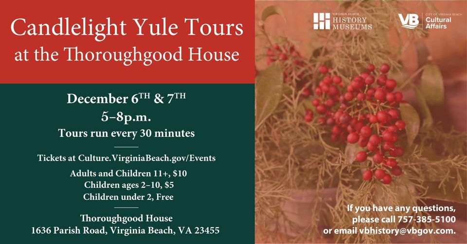 Candlelight Yule Tours